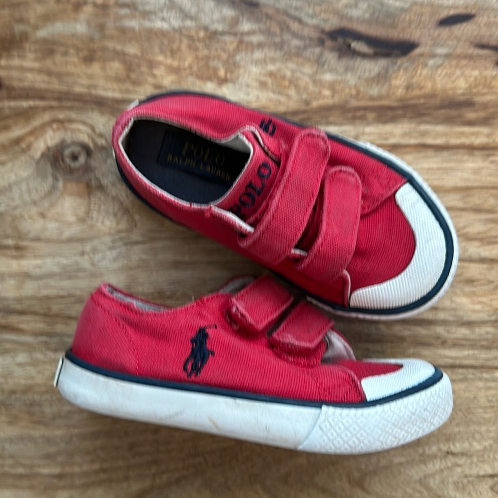 Polo sneakers- Toddler boys size 8